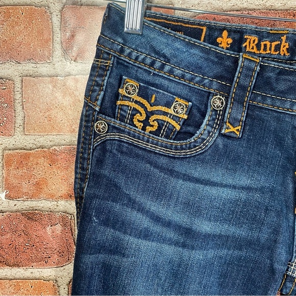Rock Revival Women's Blue Jeans Size:26 - Picture 4 of 7